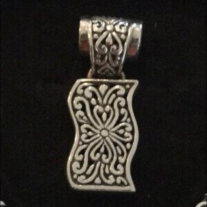 Vintage Deadstock Sarda sterling silver pendant .925 New Old Stock NOS